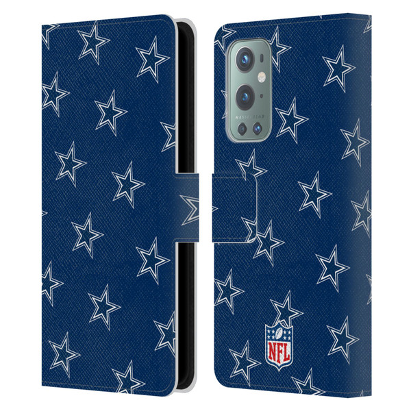 NFL Dallas Cowboys Artwork Patterns Leather Book Wallet Case Cover For OnePlus 9