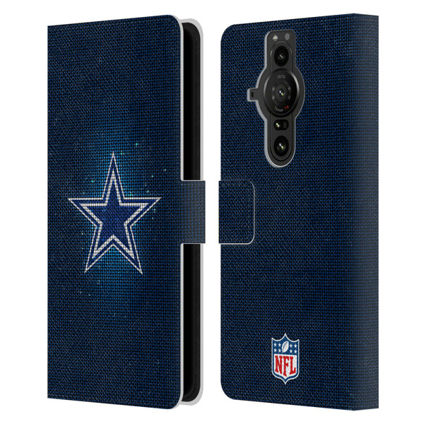 NFL Dallas Cowboys Artwork LED Leather Book Wallet Case Cover For Sony Xperia Pro-I