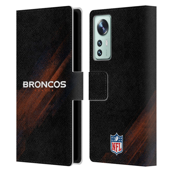NFL Denver Broncos Logo Blur Leather Book Wallet Case Cover For Xiaomi 12