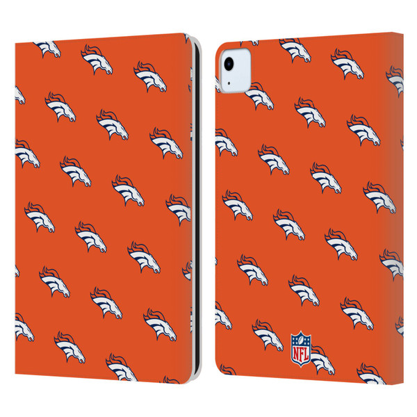NFL Denver Broncos Artwork Patterns Leather Book Wallet Case Cover For Apple iPad Air 2020 / 2022