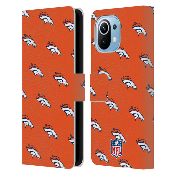 NFL Denver Broncos Artwork Patterns Leather Book Wallet Case Cover For Xiaomi Mi 11