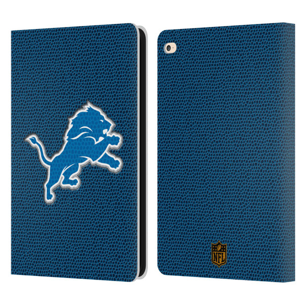 NFL Detroit Lions Logo Football Leather Book Wallet Case Cover For Apple iPad Air 2 (2014)