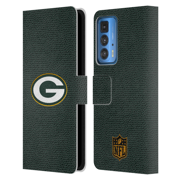NFL Green Bay Packers Logo Football Leather Book Wallet Case Cover For Motorola Edge 20 Pro