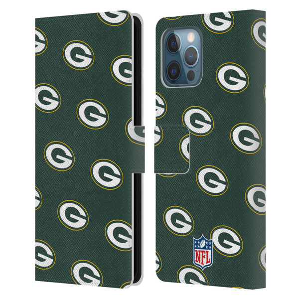 NFL Green Bay Packers Artwork Patterns Leather Book Wallet Case Cover For Apple iPhone 12 Pro Max