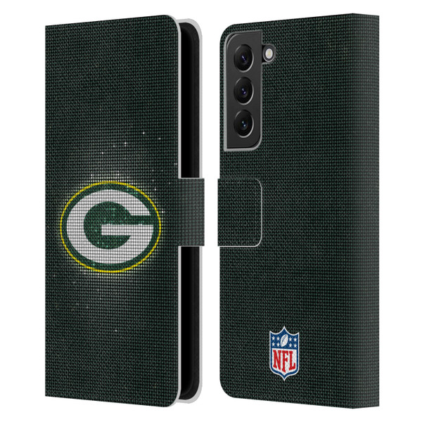 NFL Green Bay Packers Artwork LED Leather Book Wallet Case Cover For Samsung Galaxy S22+ 5G