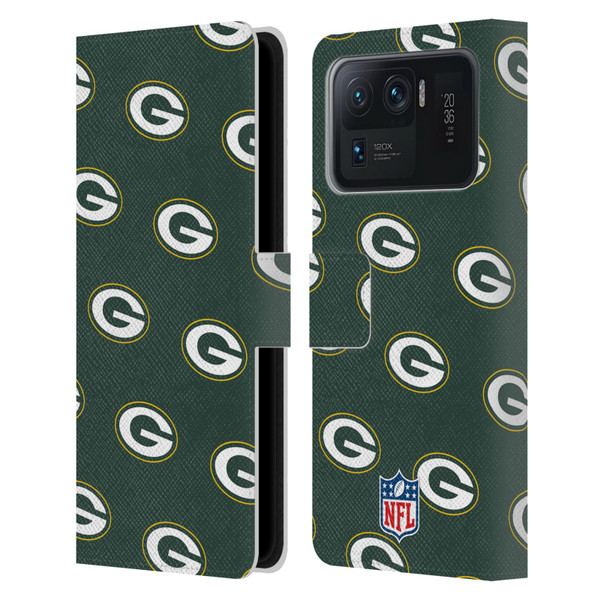 NFL Green Bay Packers Artwork Patterns Leather Book Wallet Case Cover For Xiaomi Mi 11 Ultra