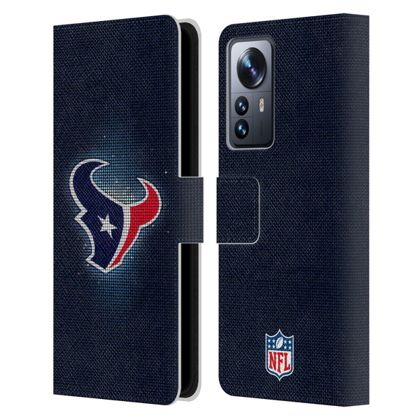 NFL Houston Texans Artwork LED Leather Book Wallet Case Cover For Xiaomi 12 Pro
