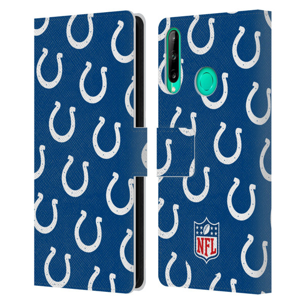 NFL Indianapolis Colts Artwork Patterns Leather Book Wallet Case Cover For Huawei P40 lite E
