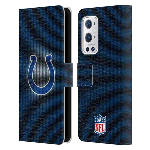 NFL Indianapolis Colts Artwork LED Leather Book Wallet Case Cover For OnePlus 9 Pro