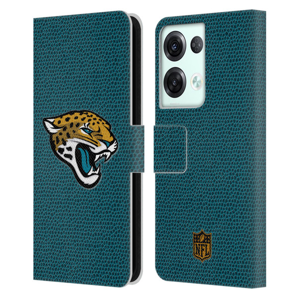 NFL Jacksonville Jaguars Logo Football Leather Book Wallet Case Cover For OPPO Reno8 Pro