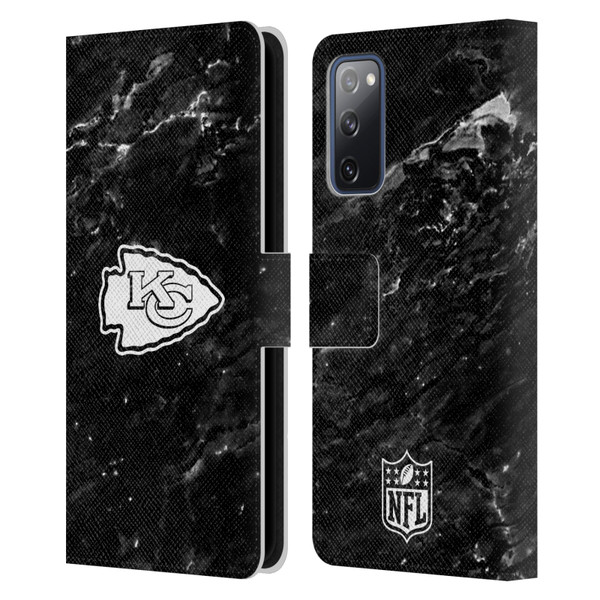 NFL Kansas City Chiefs Artwork Marble Leather Book Wallet Case Cover For Samsung Galaxy S20 FE / 5G