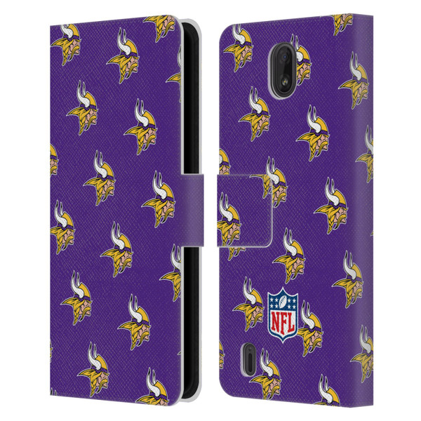 NFL Minnesota Vikings Artwork Patterns Leather Book Wallet Case Cover For Nokia C01 Plus/C1 2nd Edition