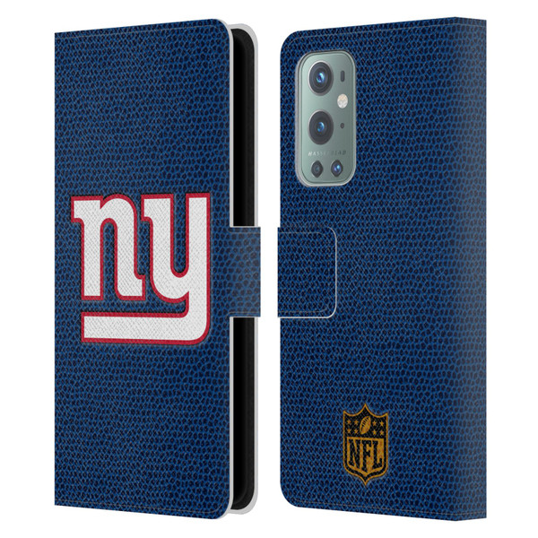 NFL New York Giants Logo Football Leather Book Wallet Case Cover For OnePlus 9