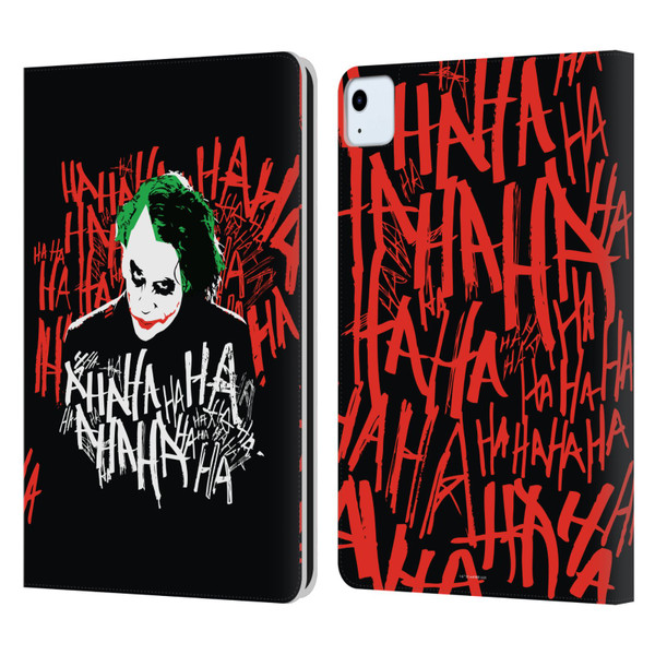 The Dark Knight Graphics Joker Laugh Leather Book Wallet Case Cover For Apple iPad Air 2020 / 2022