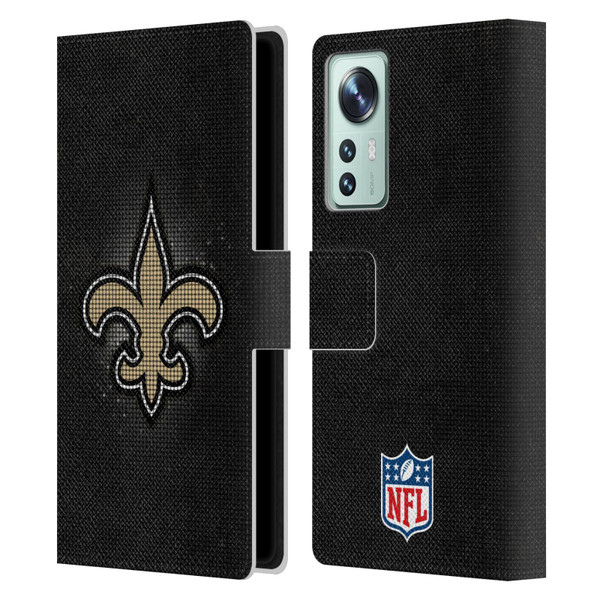 NFL New Orleans Saints Artwork LED Leather Book Wallet Case Cover For Xiaomi 12