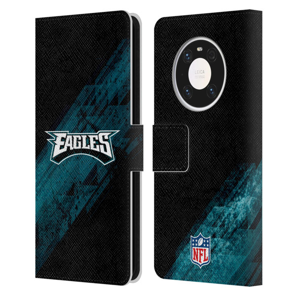 NFL Philadelphia Eagles Logo Blur Leather Book Wallet Case Cover For Huawei Mate 40 Pro 5G