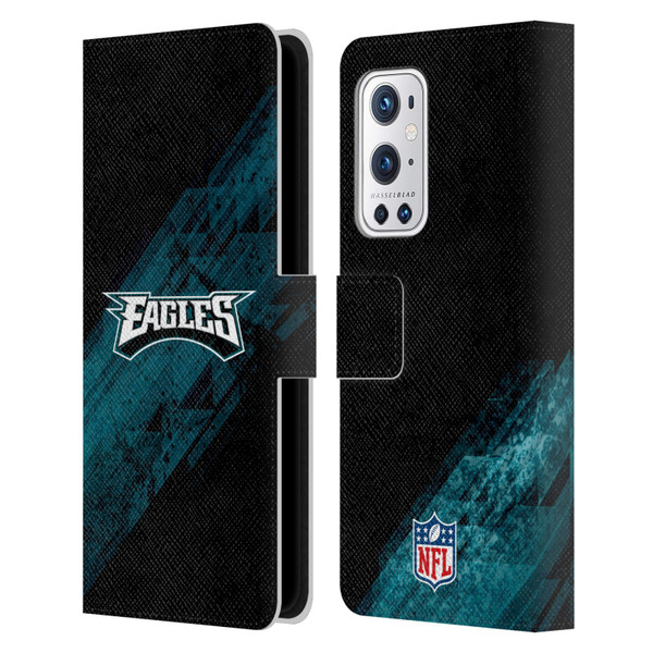 NFL Philadelphia Eagles Logo Blur Leather Book Wallet Case Cover For OnePlus 9 Pro