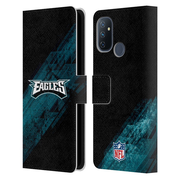 NFL Philadelphia Eagles Logo Blur Leather Book Wallet Case Cover For OnePlus Nord N100