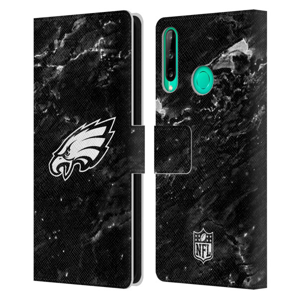NFL Philadelphia Eagles Artwork Marble Leather Book Wallet Case Cover For Huawei P40 lite E