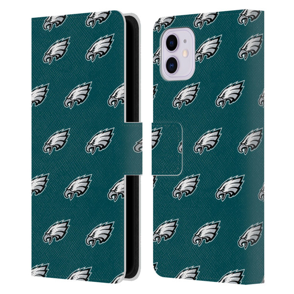 NFL Philadelphia Eagles Artwork Patterns Leather Book Wallet Case Cover For Apple iPhone 11