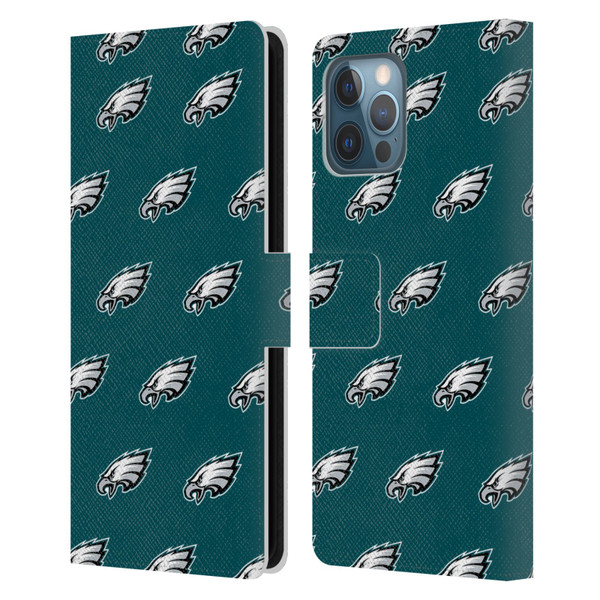 NFL Philadelphia Eagles Artwork Patterns Leather Book Wallet Case Cover For Apple iPhone 12 Pro Max