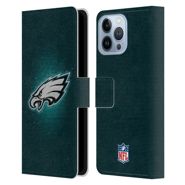 NFL Philadelphia Eagles Artwork LED Leather Book Wallet Case Cover For Apple iPhone 13 Pro Max