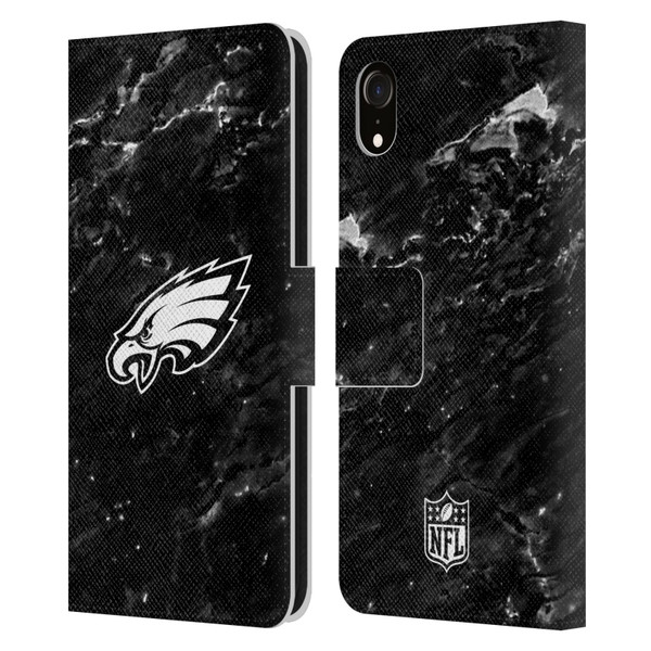 NFL Philadelphia Eagles Artwork Marble Leather Book Wallet Case Cover For Apple iPhone XR