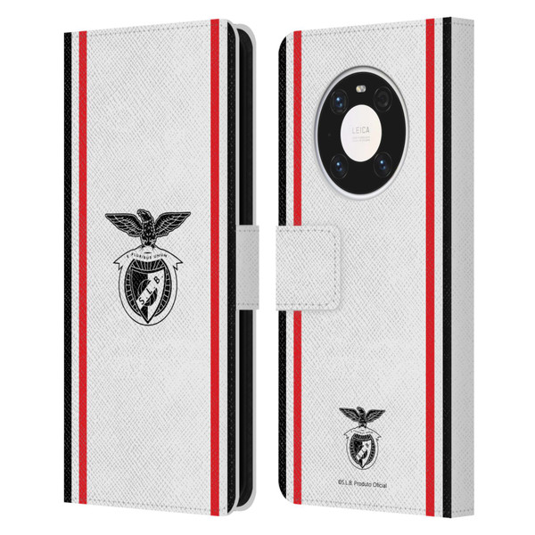 S.L. Benfica 2021/22 Crest Kit Away Leather Book Wallet Case Cover For Huawei Mate 40 Pro 5G