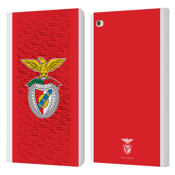 S.L. Benfica 2021/22 Crest Kit Home Leather Book Wallet Case Cover For Apple iPad mini 4