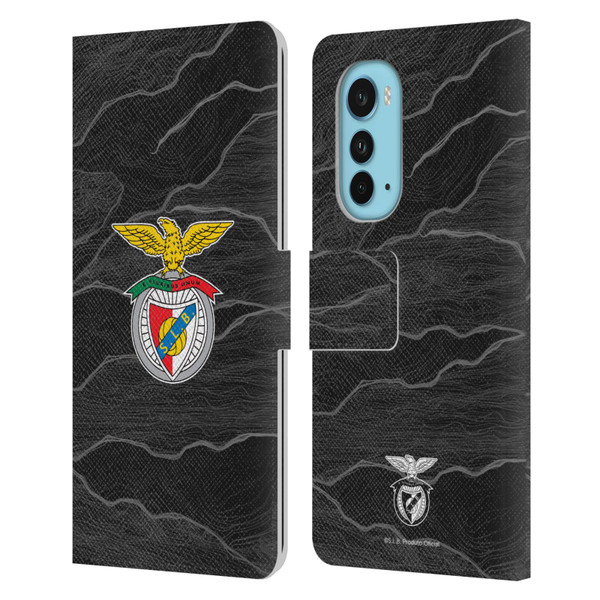 S.L. Benfica 2021/22 Crest Kit Goalkeeper Leather Book Wallet Case Cover For Motorola Edge (2022)
