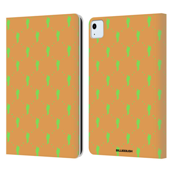 Billie Eilish Key Art Blohsh Pattern Leather Book Wallet Case Cover For Apple iPad Air 11 2020/2022/2024