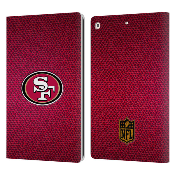 NFL San Francisco 49Ers Logo Football Leather Book Wallet Case Cover For Apple iPad 10.2 2019/2020/2021