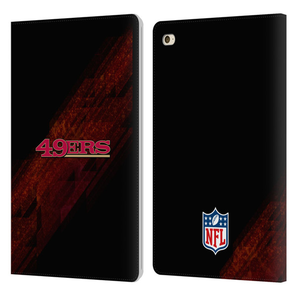 NFL San Francisco 49Ers Logo Blur Leather Book Wallet Case Cover For Apple iPad mini 4