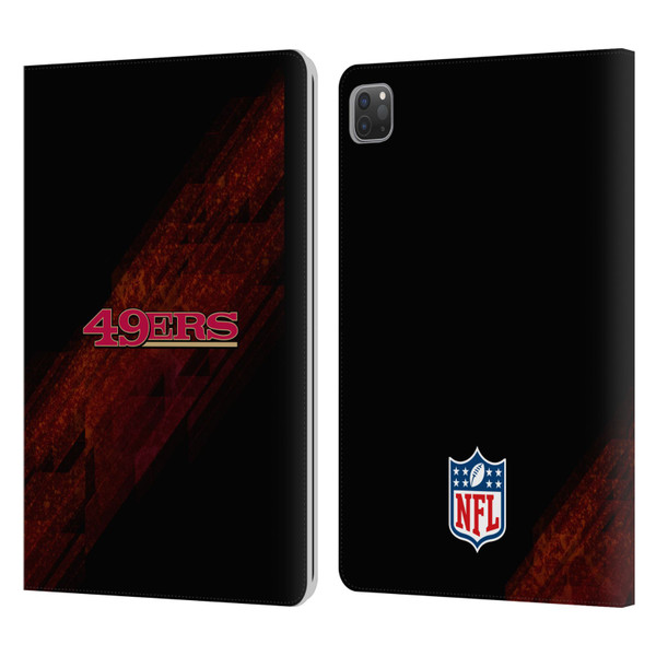 NFL San Francisco 49Ers Logo Blur Leather Book Wallet Case Cover For Apple iPad Pro 11 2020 / 2021 / 2022