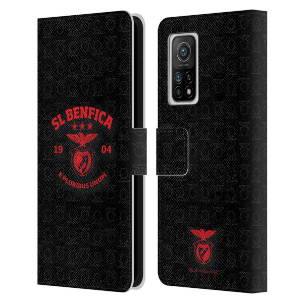 S.L. Benfica 2021/22 Crest E Pluribus Unum Leather Book Wallet Case Cover For Xiaomi Mi 10T 5G