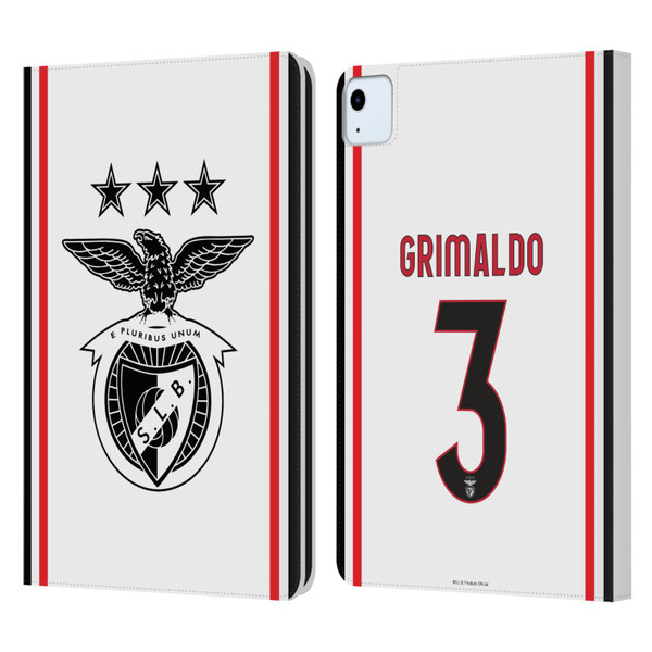 S.L. Benfica 2021/22 Players Away Kit Álex Grimaldo Leather Book Wallet Case Cover For Apple iPad Air 2020 / 2022