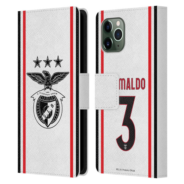 S.L. Benfica 2021/22 Players Away Kit Álex Grimaldo Leather Book Wallet Case Cover For Apple iPhone 11 Pro