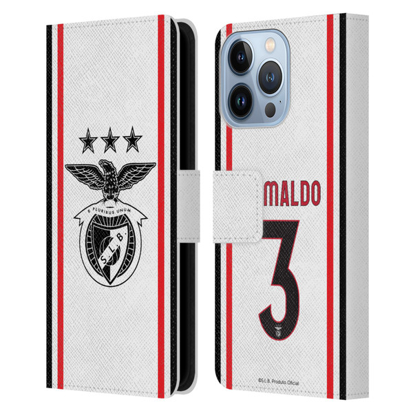 S.L. Benfica 2021/22 Players Away Kit Álex Grimaldo Leather Book Wallet Case Cover For Apple iPhone 13 Pro