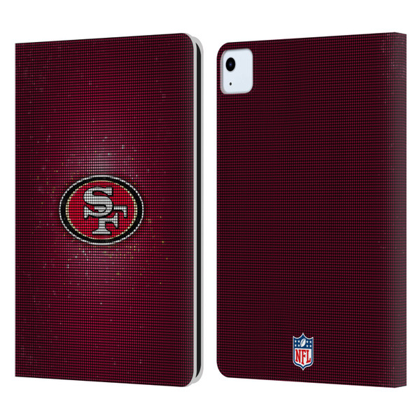 NFL San Francisco 49ers Artwork LED Leather Book Wallet Case Cover For Apple iPad Air 2020 / 2022