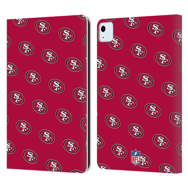 NFL San Francisco 49ers Artwork Patterns Leather Book Wallet Case Cover For Apple iPad Air 2020 / 2022
