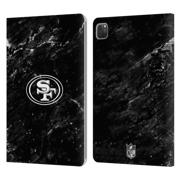 NFL San Francisco 49ers Artwork Marble Leather Book Wallet Case Cover For Apple iPad Pro 11 2020 / 2021 / 2022