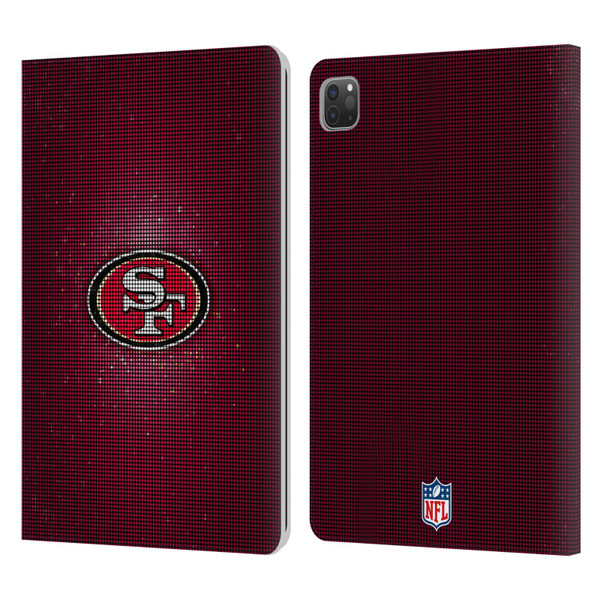 NFL San Francisco 49ers Artwork LED Leather Book Wallet Case Cover For Apple iPad Pro 11 2020 / 2021 / 2022