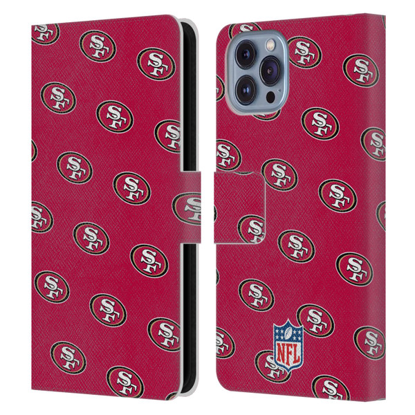 NFL San Francisco 49ers Artwork Patterns Leather Book Wallet Case Cover For Apple iPhone 14 NFL San Francisco 49ers Artwork Patterns Leather Book Wallet Case Cover For Apple iPhone 14