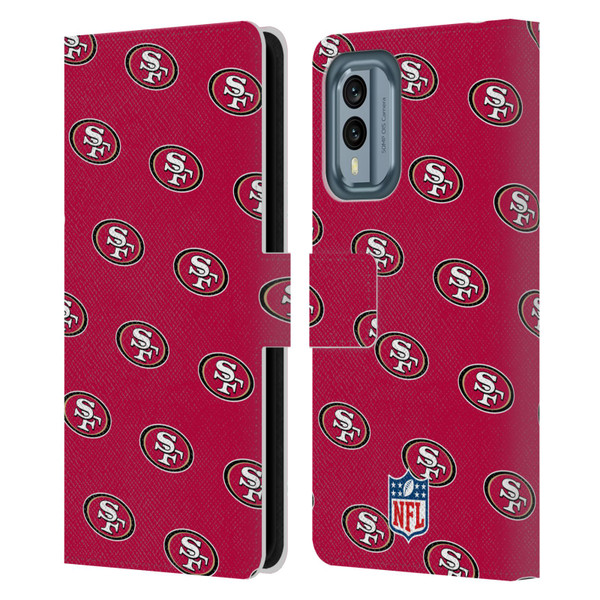 NFL San Francisco 49ers Artwork Patterns Leather Book Wallet Case Cover For Nokia X30