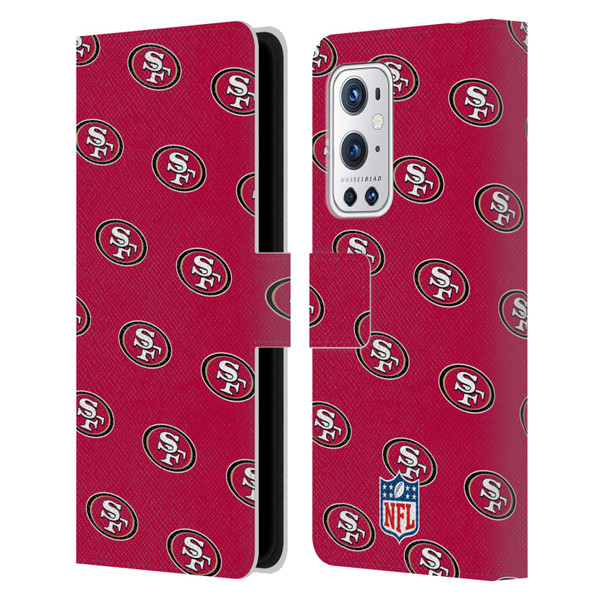 NFL San Francisco 49ers Artwork Patterns Leather Book Wallet Case Cover For OnePlus 9 Pro