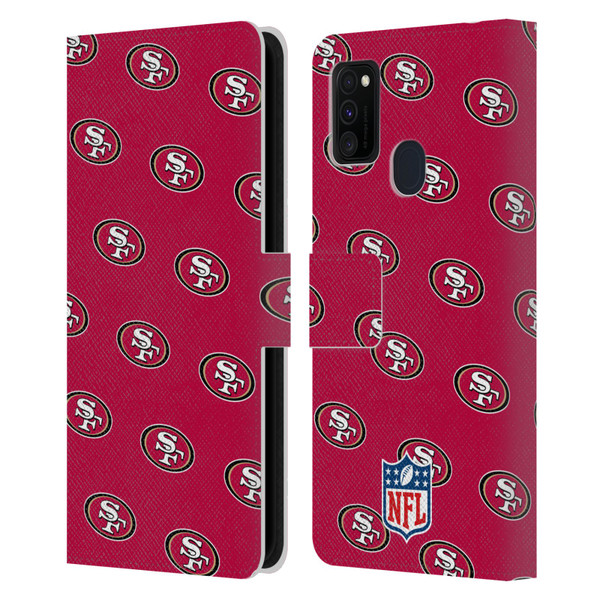 NFL San Francisco 49ers Artwork Patterns Leather Book Wallet Case Cover For Samsung Galaxy M30s (2019)/M21 (2020)