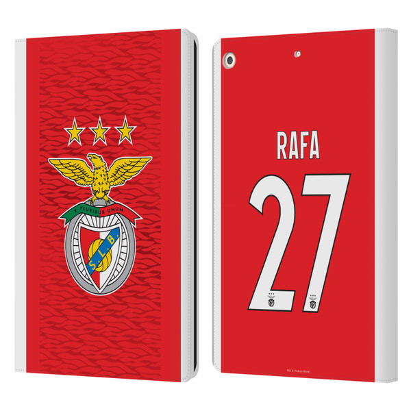 S.L. Benfica 2021/22 Players Home Kit Rafa Silva Leather Book Wallet Case Cover For Apple iPad 10.2 2019/2020/2021