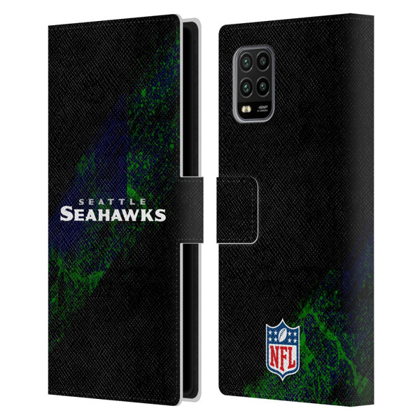 NFL Seattle Seahawks Logo Blur Leather Book Wallet Case Cover For Xiaomi Mi 10 Lite 5G