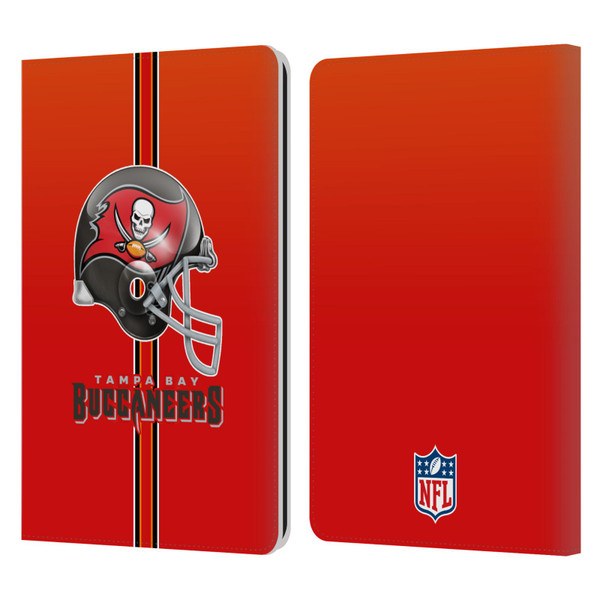 NFL Tampa Bay Buccaneers Logo Helmet Leather Book Wallet Case Cover For Amazon Kindle Paperwhite 1 / 2 / 3