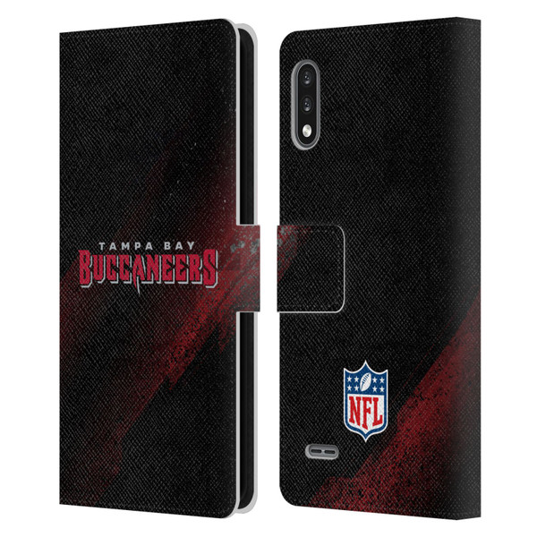 NFL Tampa Bay Buccaneers Logo Blur Leather Book Wallet Case Cover For LG K22